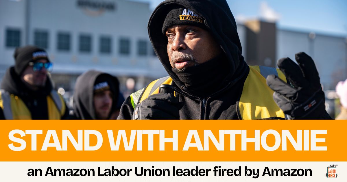 Stand With Anthonie, An Organizer Fired By Amazon