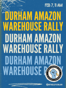 CAUSE Amazon rally poster