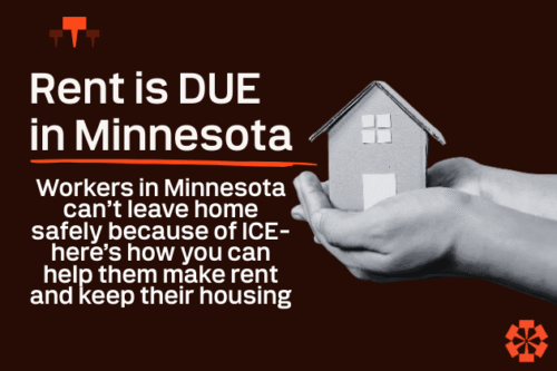 Rent relief Minnesota ICE